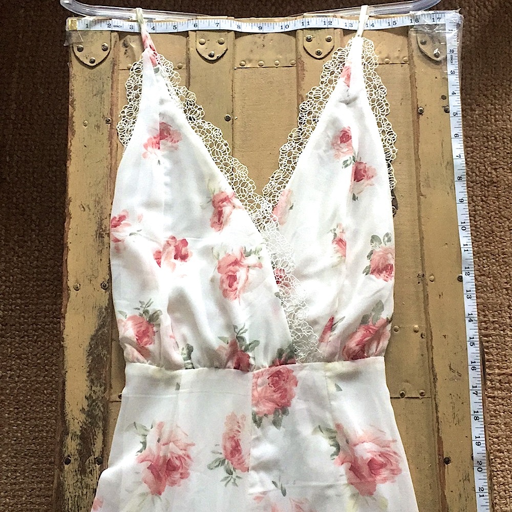 NWOT COTTON CANDY LA BOHO FLORAL LACE MAXI DRESS S - Picture 4 of 16